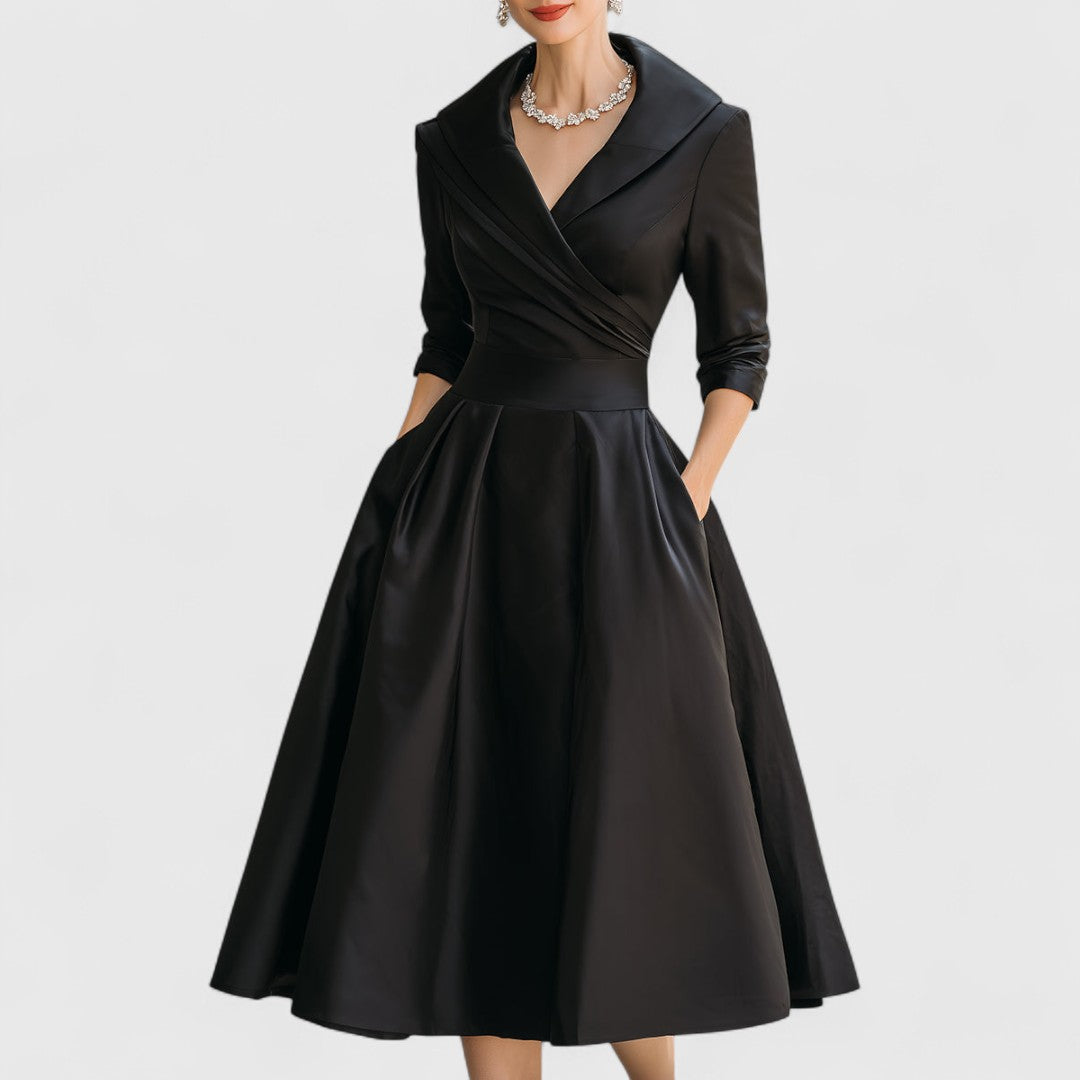 Marley Damen Midi-Kleid Schmeichelnde Silhouette