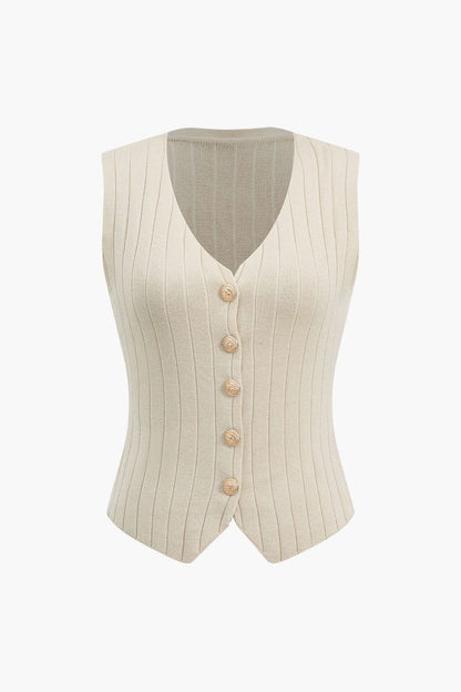 Damen Strick-Set Blazer Weste Midirock