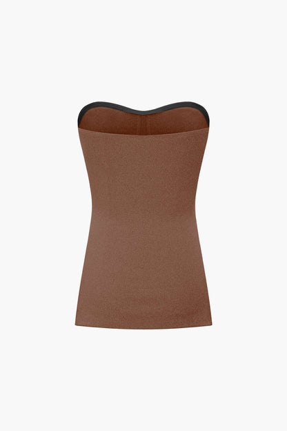 Damen Zweiteiler-Set Bustier- und Shorts Elegantes Design