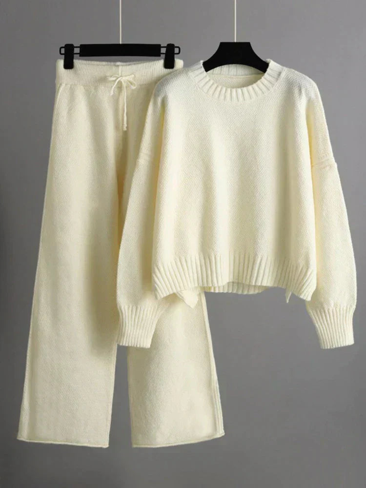 Norvielle Damen Tricot-Set mit Kordelzug - Norvielle