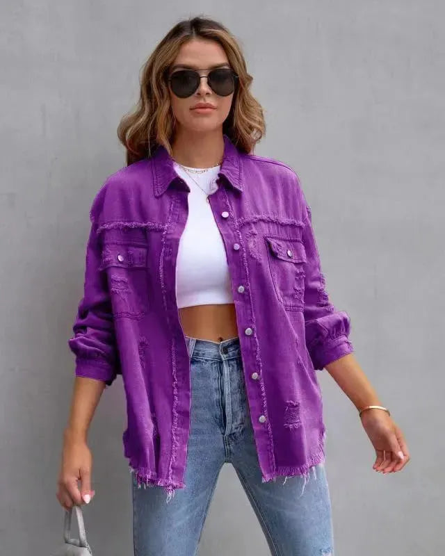 Damen Bluse aus Denim