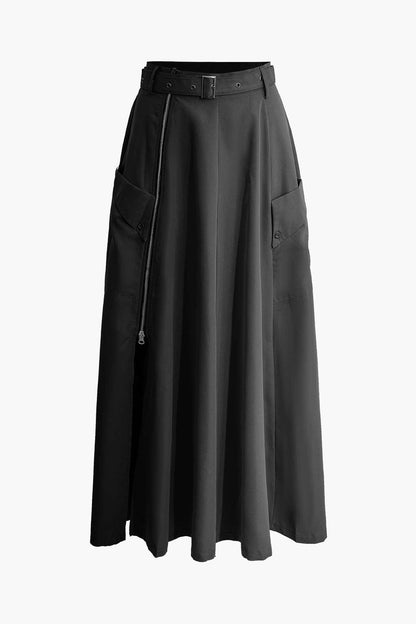 Damen Zweiteiler-Set Crop- Maxirock