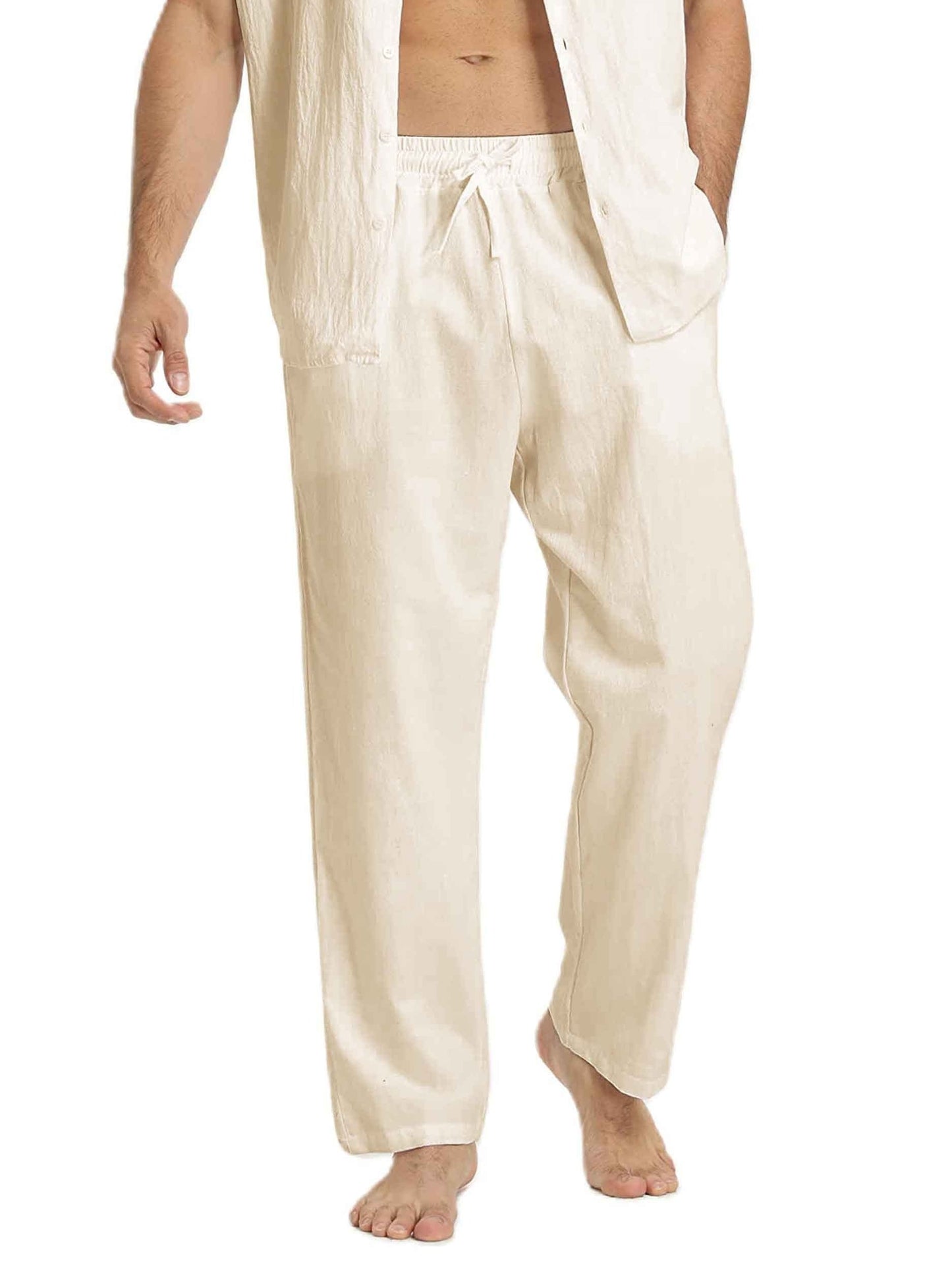 Herren Freizeithose Baumwolle Bequem