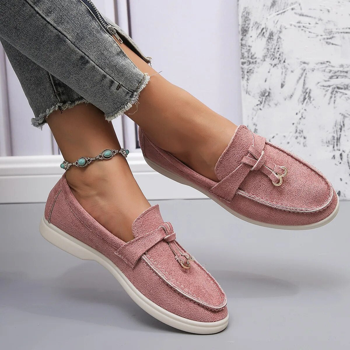 Norvielle Damen Wildschuhe Slipper