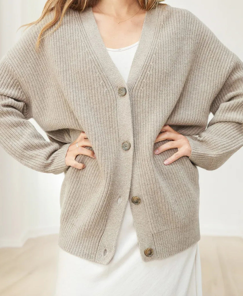 Damen Strickjacke Komfort Eleganz