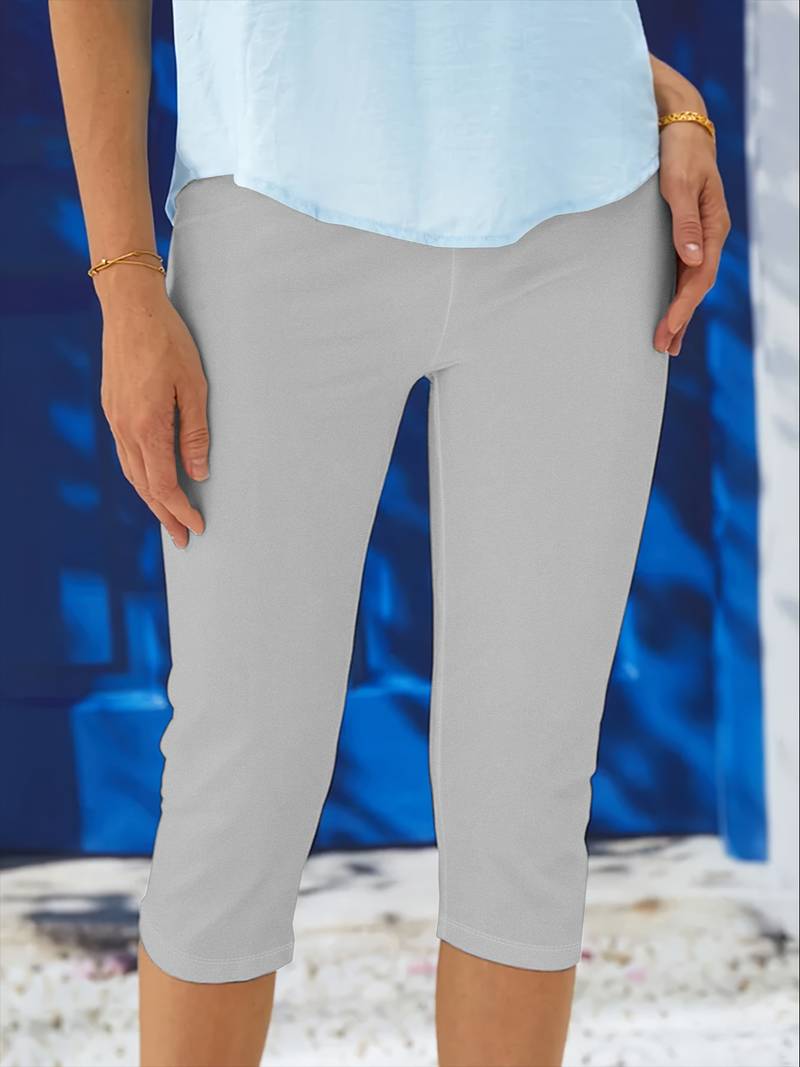 Damen Leggings Bequem Elastisch