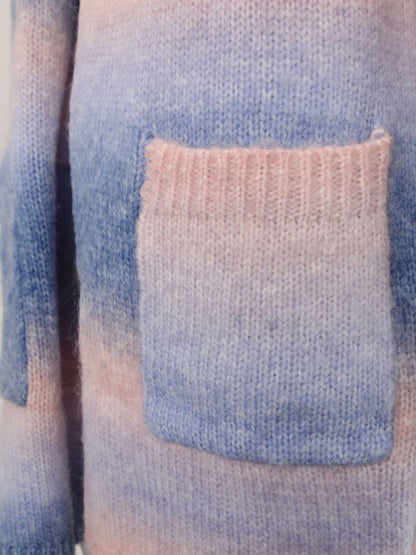 Engel Flügel Cardigan Gefüttert Offen Vorne Gradient Frauen