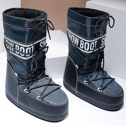 Lunéa Snow Boots Damen marineblau – leichte Winterboots mit Plateausohle