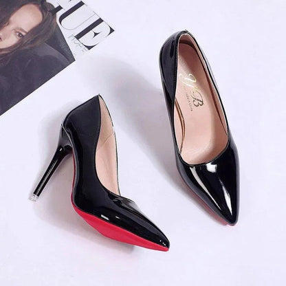 Damen Stiletto High Heels Spitz Zulaufend