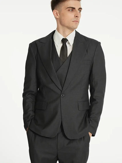 Herren Business-Anzug Blazer, Weste und Hose