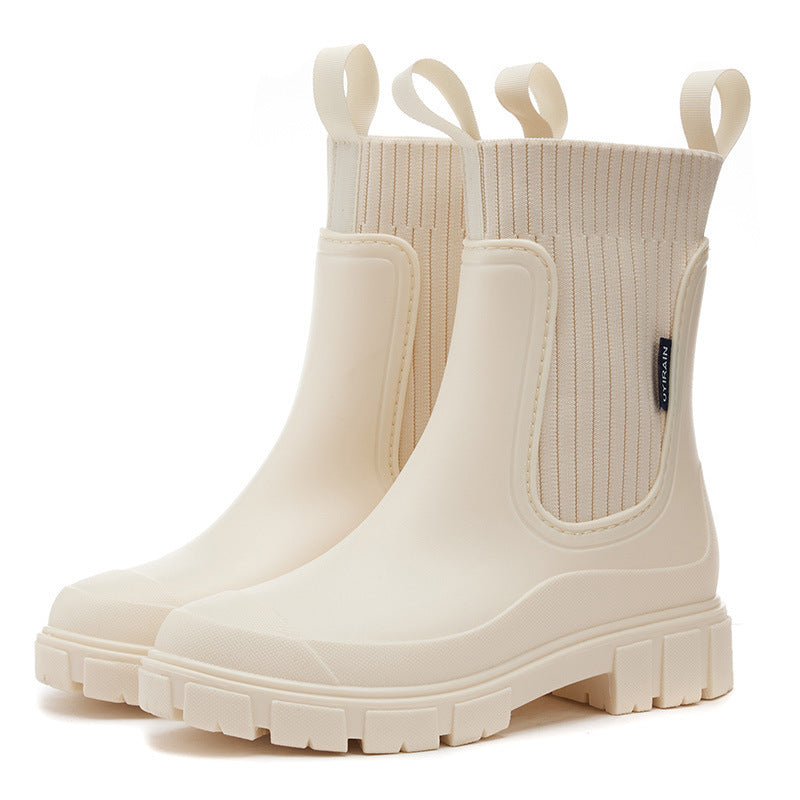 Damen Regenstiefel Wasserdicht Gummistiefel
