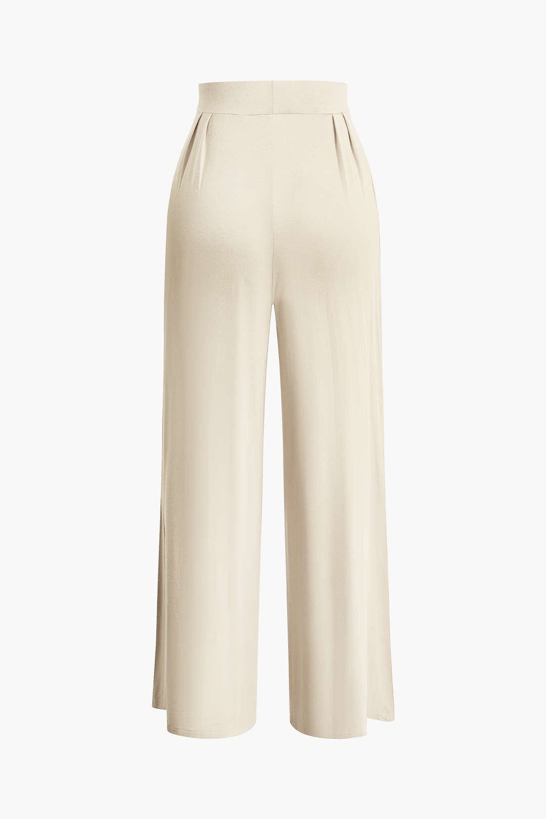Damen Zweiteiler-Set mit Schleifen-Bandeau und Weitbein-Hose