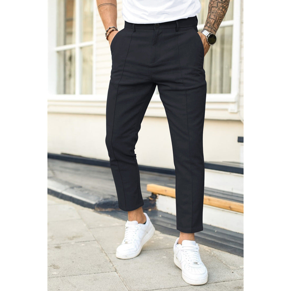 Herren Slim Fit Hose Elegant