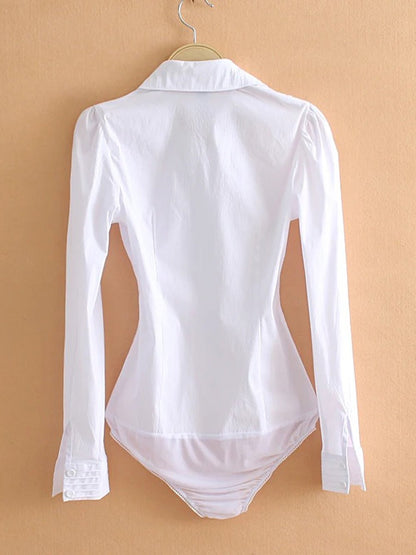 Damen Bluse Taillierte Ausführung mit Bindegürtel