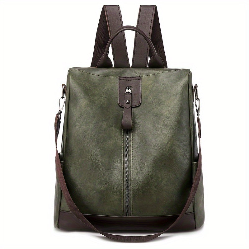Damen Anti-Diebstahl Rucksack Veganer Stadt-Backpack