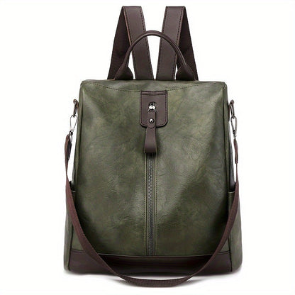 Damen Anti-Diebstahl Rucksack Veganer Stadt-Backpack