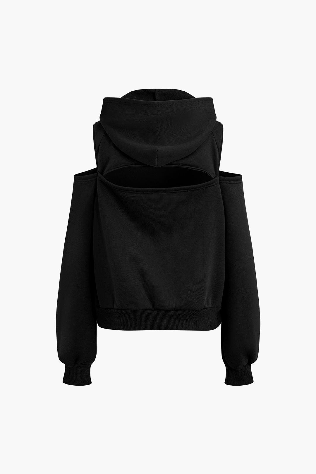 Damen Hoodie-Set Sportlich Cut-Outs