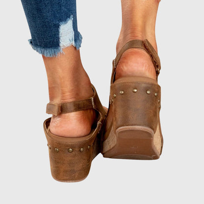 Damen Orthopädische Plattform Sandalen