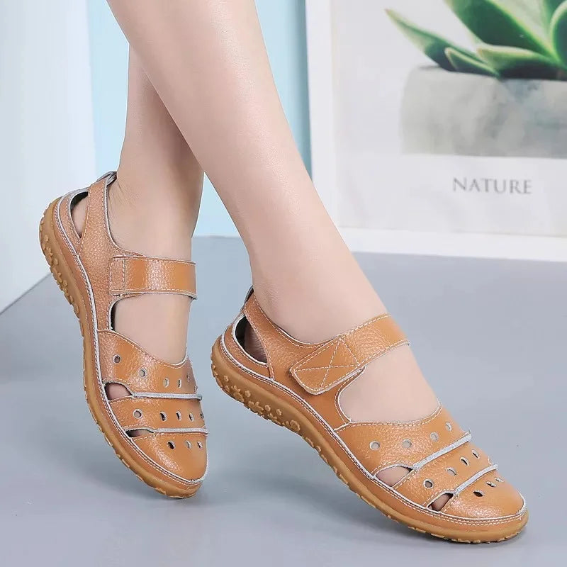 Norvielle Damen Orthopädische Sandalen Bequemer Verschluss - Norvielle