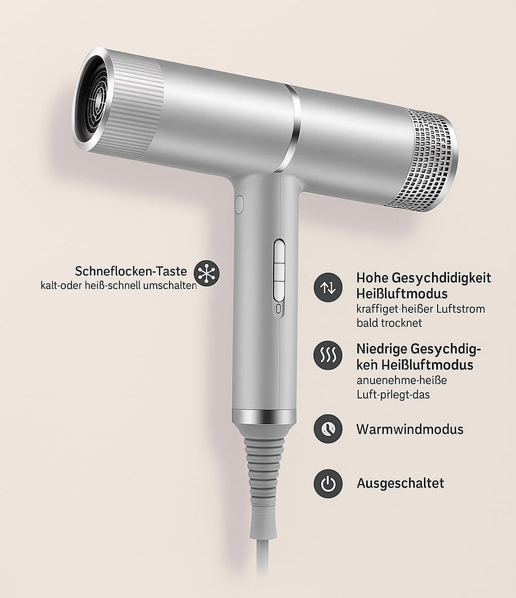 Professioneller Haartrockner Schnell Styling