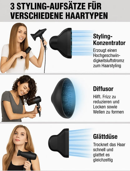 Professioneller Haartrockner Schnell Styling
