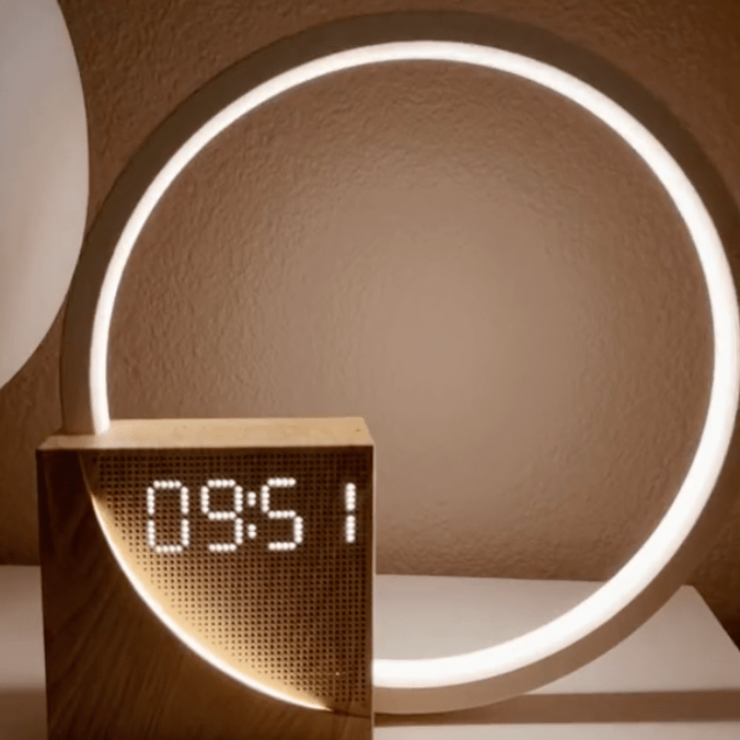 Digitaler Lichtwecker Sonnenaufgangssimulation Ladefunktion