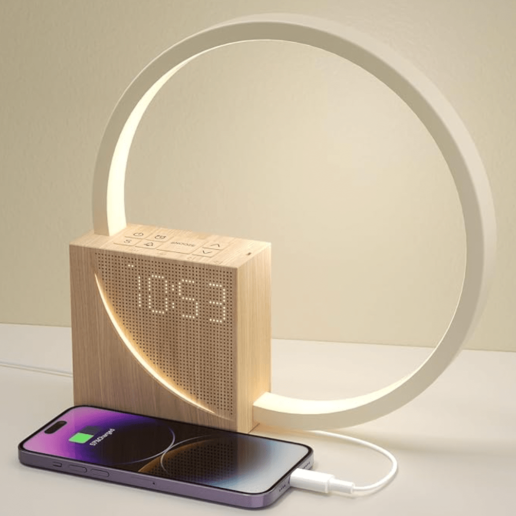Digitaler Lichtwecker Sonnenaufgangssimulation Ladefunktion