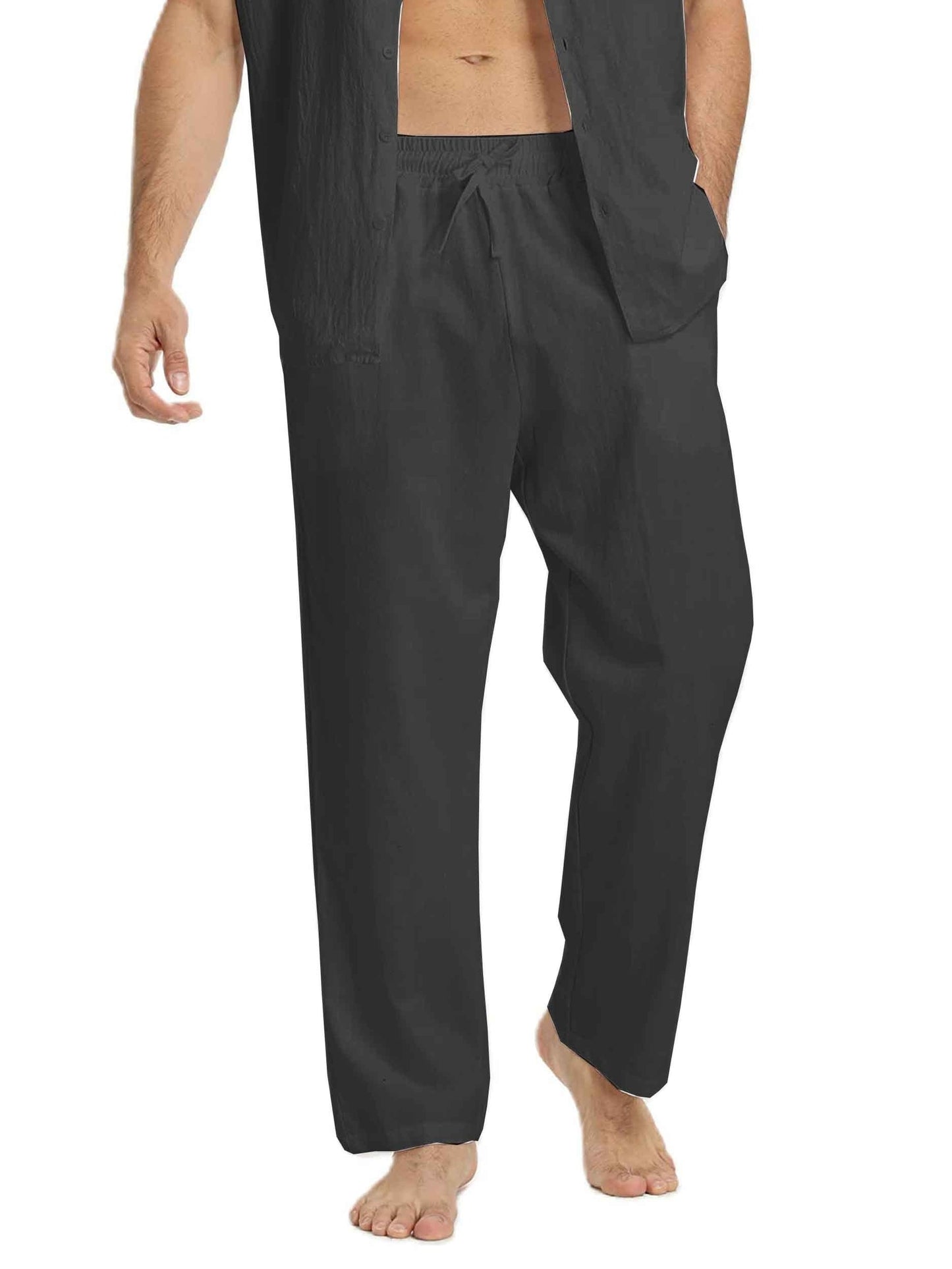 Herren Freizeithose Baumwolle Bequem