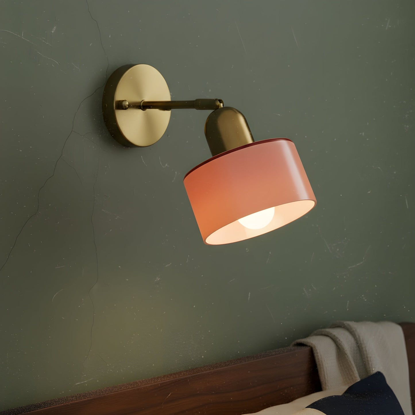 Bauhaus Glas Wandleuchte Bunt