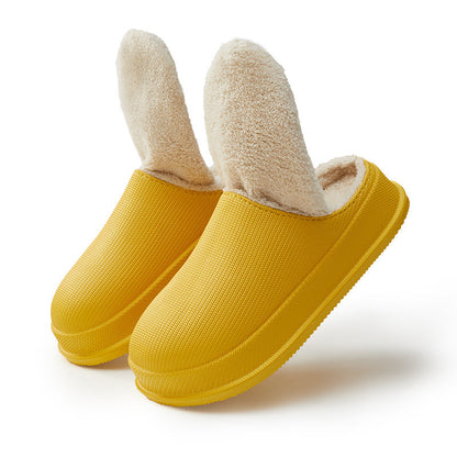 Norvielle Damen Slipper Wollfutter Warm Beige