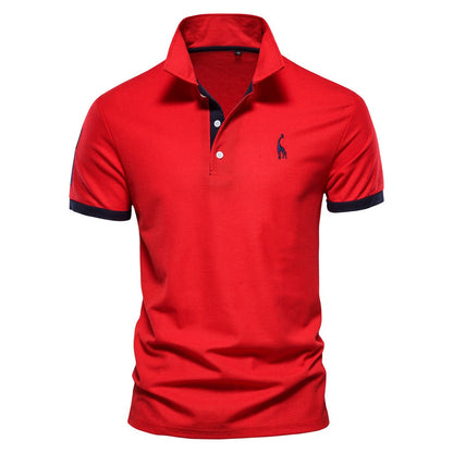 Herren Polo Hemd Zweifarbig Sportlich