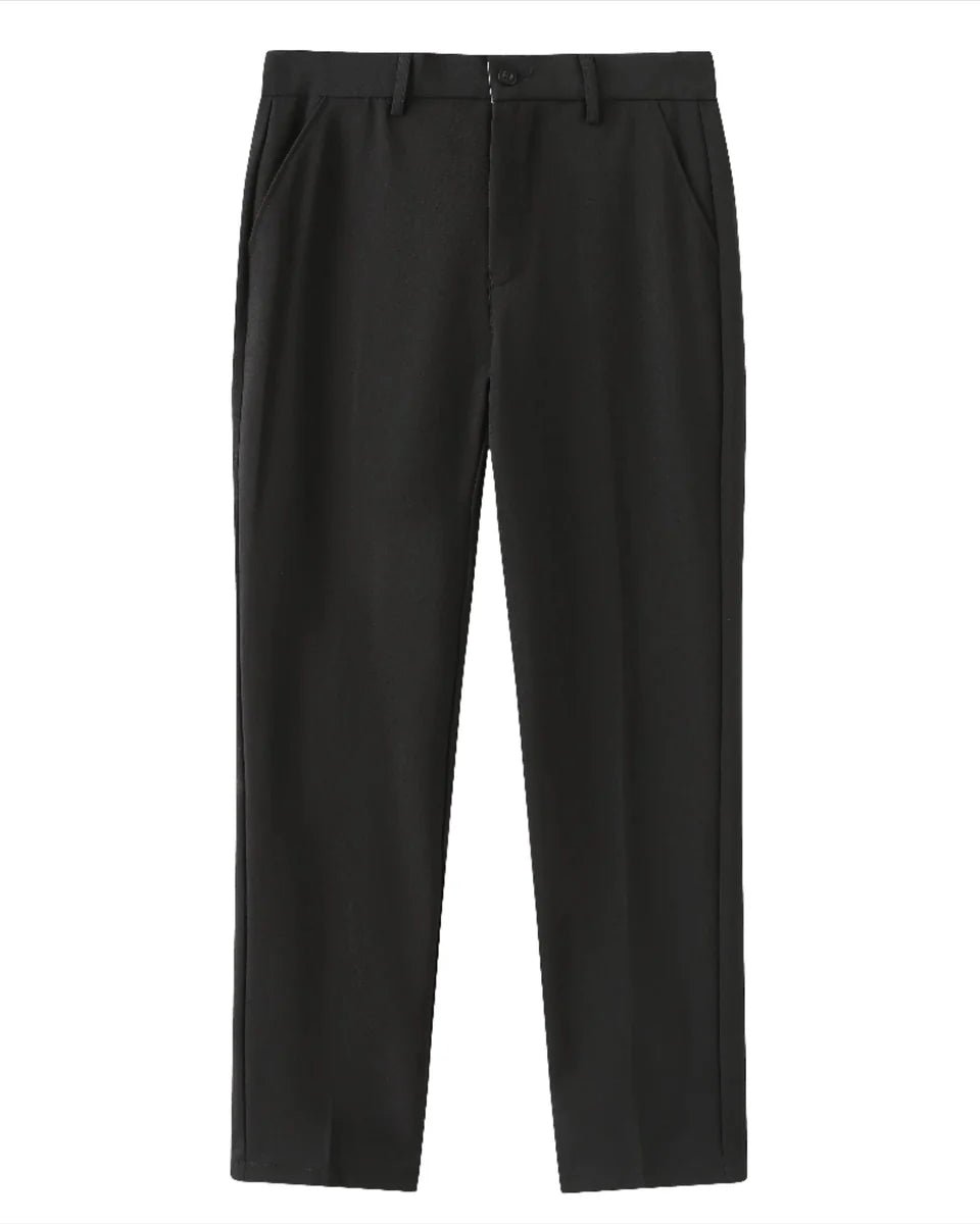 Damen 3-teiliges Outfit-Set Zopfmuster Pullover Hose Loafer