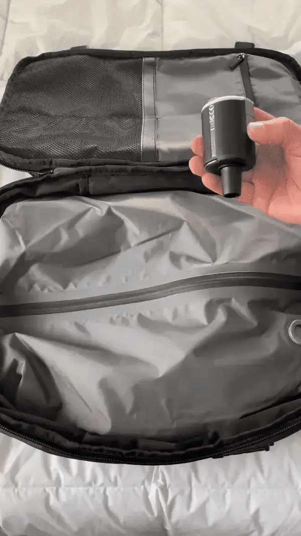 Ben | Reiserucksack mit Vakuumkompression – Platzsparend und Vielseitig für Unterwegs Zendoo.de