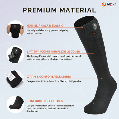 Beheizte Socken Bluetooth APP-Steuerung Unisex