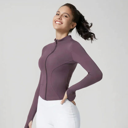 Norvielle Damen Sportjacke Körpergerecht Wasserdicht