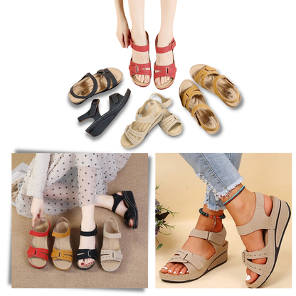 Damen Orthopädische Sandalen Fußbettstütze