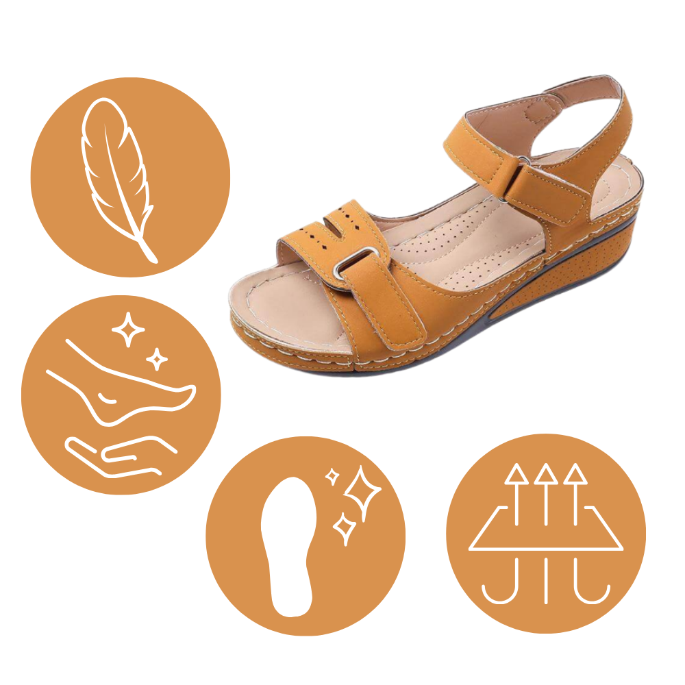 Damen Orthopädische Sandalen Fußbettstütze