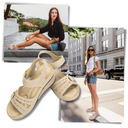 Damen Orthopädische Sandalen Fußbettstütze