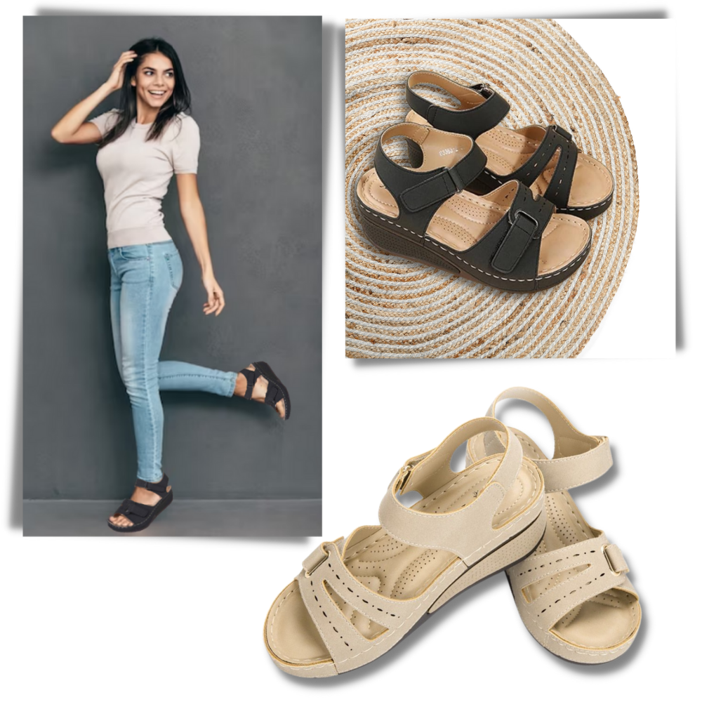 Damen Orthopädische Sandalen Fußbettstütze - Norvielle