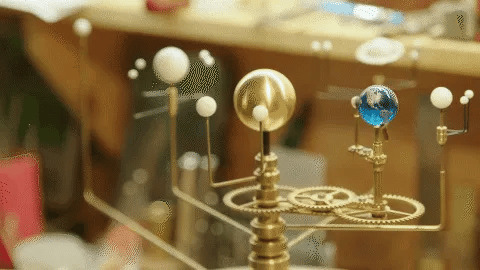 Sonnensystem Modell Orrery Groß