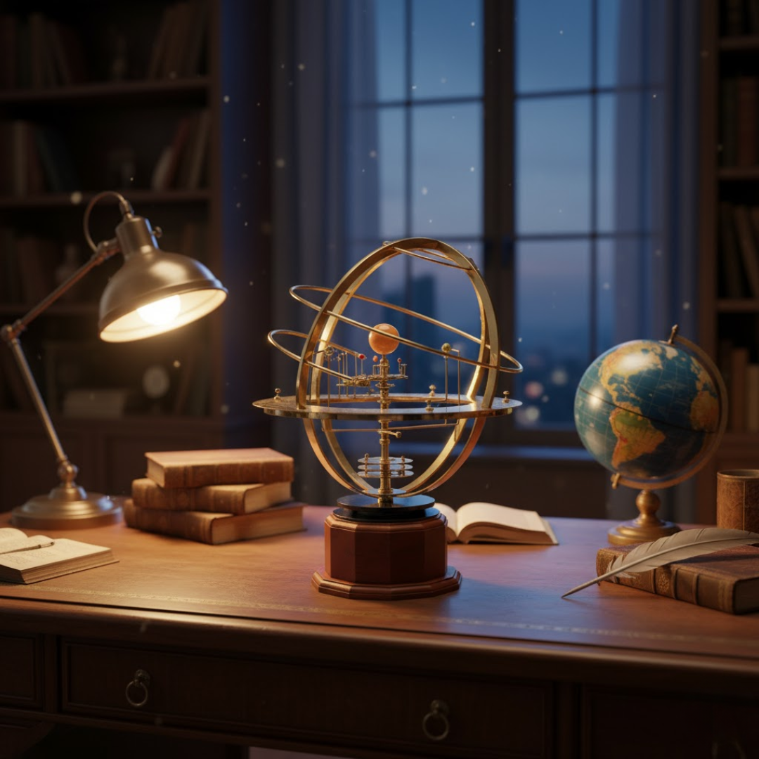 Sonnensystem Modell Orrery Groß