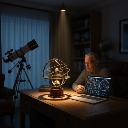 Sonnensystem Modell Orrery Groß