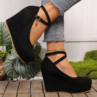 Norvielle Damen Schuhe Keilabsatz Elegantes Design