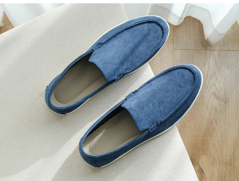 Herren Halbschuhe Niedrig Offener Einstieg