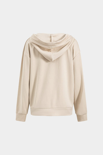 Amira Damen Bodycon Midikleid mit Kapuzenpullover