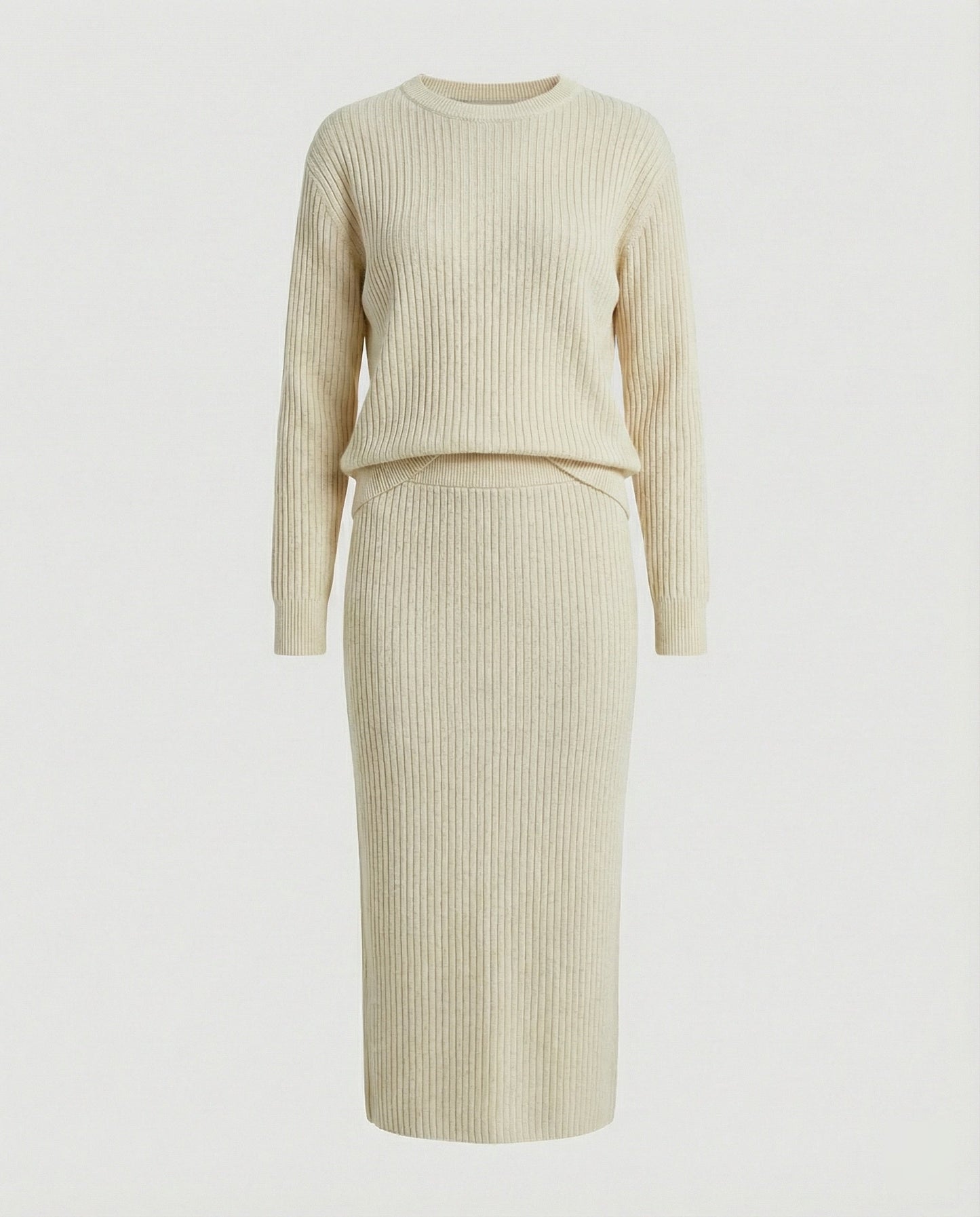 Damen Strickset Pullover und Rock