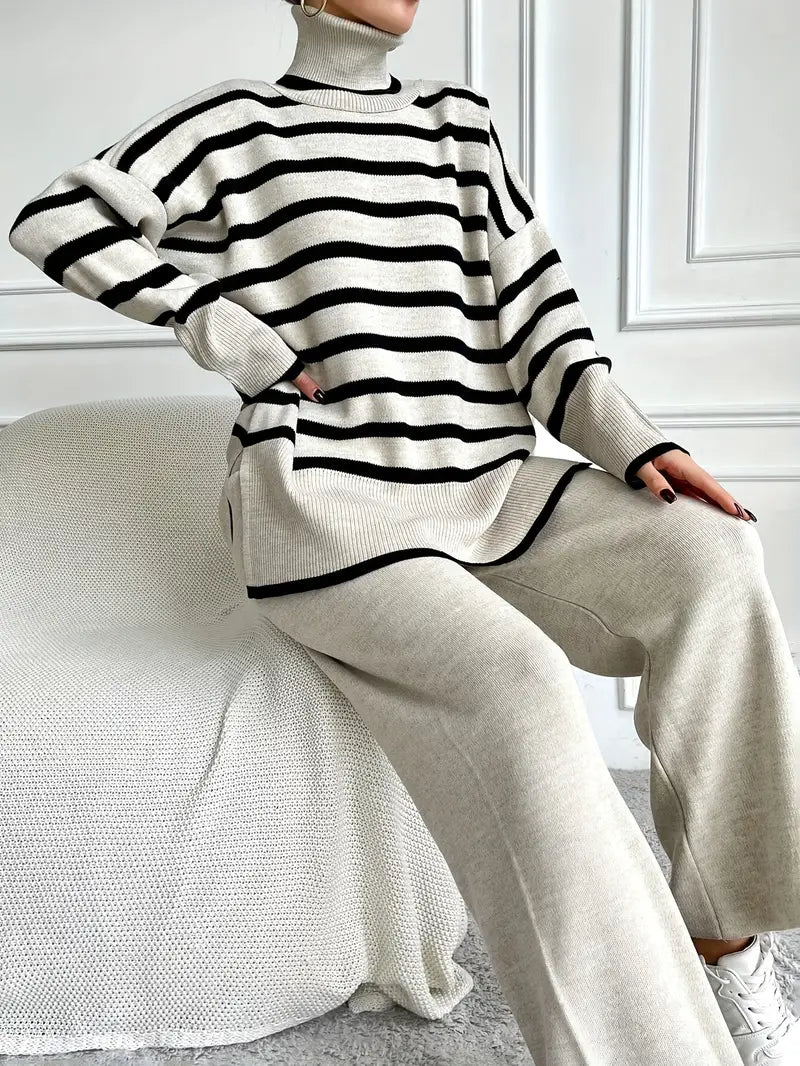 Damen Strickanzug-Set Trendig
