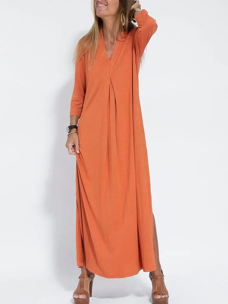 Norvielle Damen Langkleid Schlankmachend