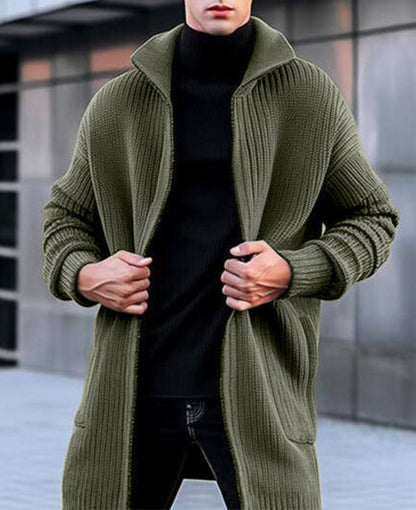 Lange Damen Strickjacke