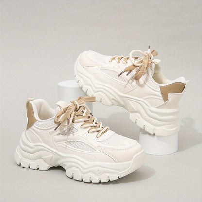 Norvielle Damen Plateau Sneaker Moderner Look